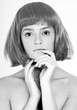 Foto: beautiful girl in a wig beautiful girl in a wig