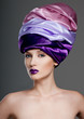beautiful woman in a turban