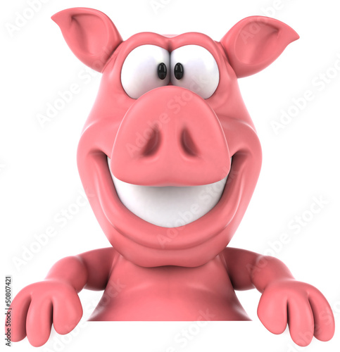 Illustration: Fun pig Fun pig