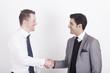 handshaking business partners