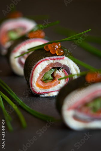 Photo: No-Rice Sushi Roll No-Rice Sushi Roll