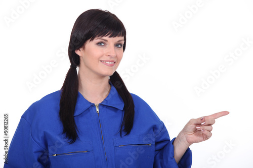 Photo: female mechanist female mechanist