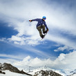Photo: Snowboarder in the sky Snowboarder in the sky