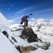 Photo: Snowboarder in the sky Snowboarder in the sky