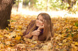 Portrait of very beautiful young woman