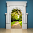 Illustration: Abstract portal Abstract portal
