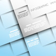 light blue square background with 3d squares