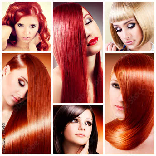  Hair collage