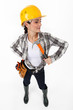 Proud handywoman