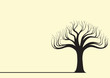 Vector: Abstract Tree Silhouette Vector Abstract Tree Silhouette Vector