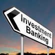 Investment banking concept.