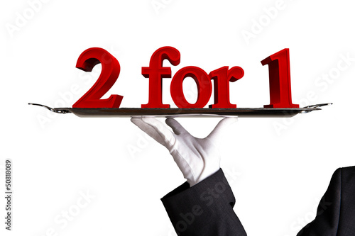 Photo: two for one - 2 for 1 - two for one - 2 for 1 -