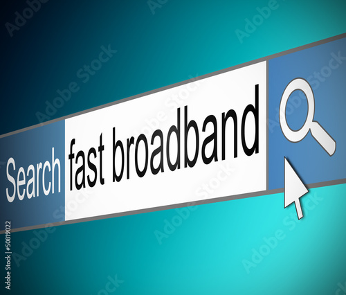 Illustration: Broadband search. Broadband search.