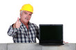 Approving tradesman embracing technology