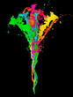 Illustration: 3D paint colors 3D paint colors