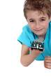 Foto: Boy with a toy car Boy with a toy car