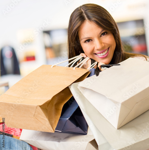 Photo: female shopper female shopper