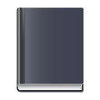 black book isolated on the white background