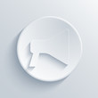 Vector light circle icon. Eps10