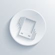 Vector light circle icon. Eps10