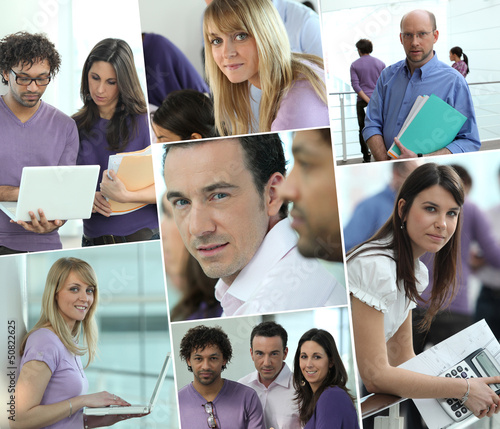 Photo: Images of a busy office Images of a busy office