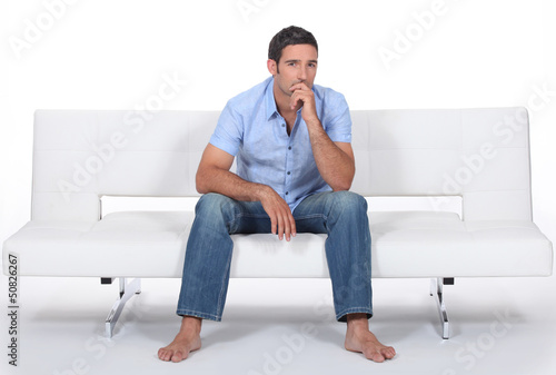 Photo: barefoot man barefoot man