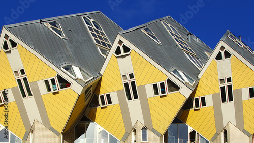 Photo: Kubuswoningen, or Cube houses in Rotterdam. Kubuswoningen, or Cube houses in Rotterdam.