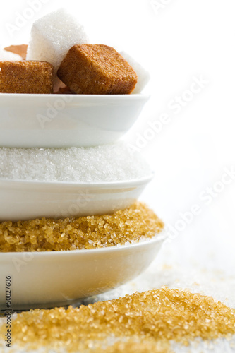 Photo: various types of sugar various types of sugar