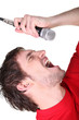 Man singing