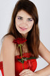 girl with rose