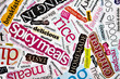 food words collage