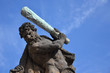 Statue of fighter in front of the Prague Castle