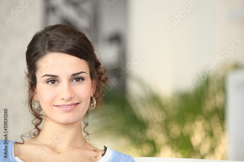 Photo: Self assured young woman Self assured young woman