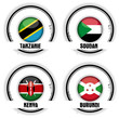 drapeaux africains