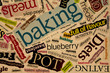 retro food words