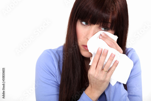 Photo: young woman crying young woman crying