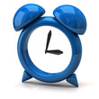 Illustration: Illustration of blue clock Illustration of blue clock