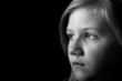 Sad and upset girl
