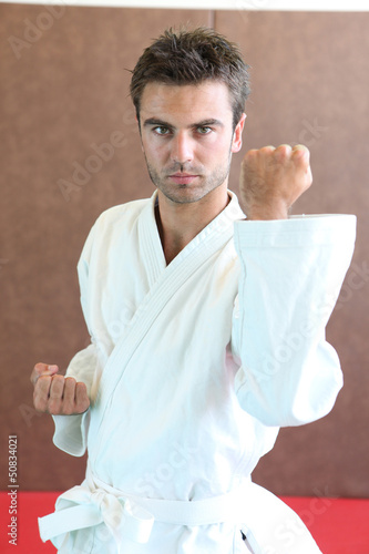Photo: Young practicing judo Young practicing judo