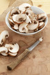 Braune Champignons