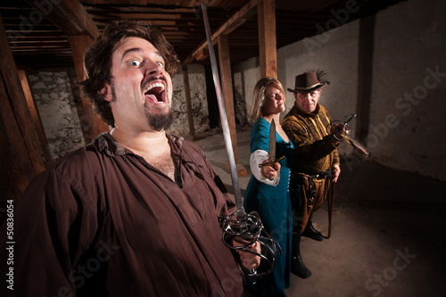 Photo: Crazy Swashbucklers with Weapons Crazy Swashbucklers with Weapons