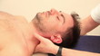 Patient at the physiotherapy