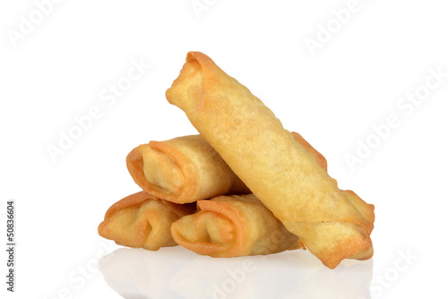 Photo: Pile of spring rolls Pile of spring rolls