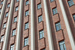 side wall of high rise apartment building