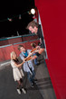 Teenagers Ordering Pizza from Food Truck