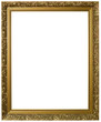 Golden Picture Frame Cutout