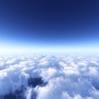 青空と雲海