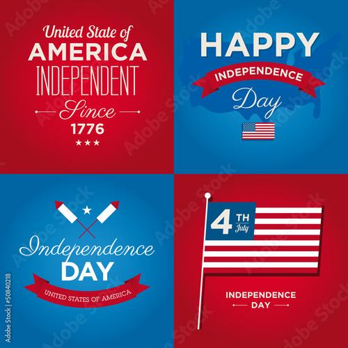 Vector: independence day cards USA, 4 th of July independence day cards USA, 4 th of July