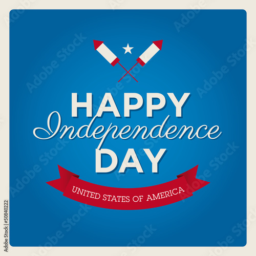 Vector: Happy independence day cards USA, 4 th of July Happy independence day cards USA, 4 th of July