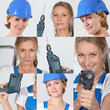 Portrait of handywomen